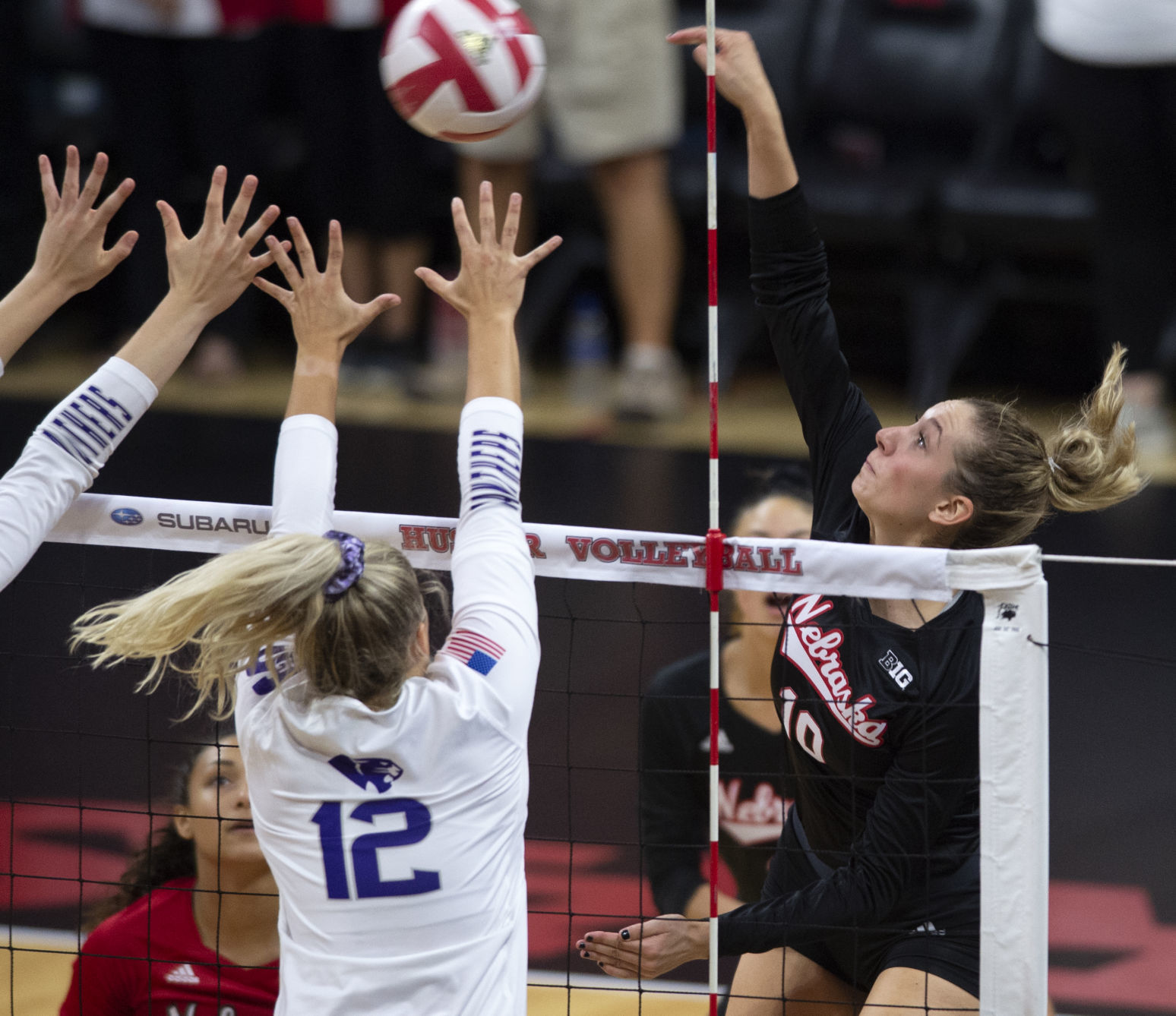 Nebraska volleyball vs. High Point, 9.13